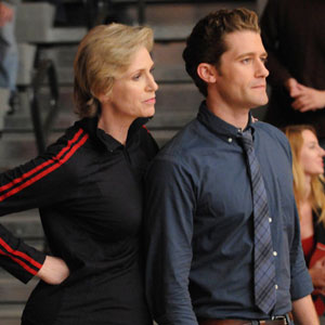 Glee, Jane Lynch, Matthew Morrison Glee, Jane Lynch, Matthew Morrison